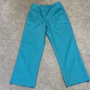 Alfred Dunner Turquoise Straight Leg Pull-On Pants
SZ14.